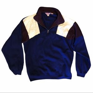 vintage colorblock jumper, men’s M